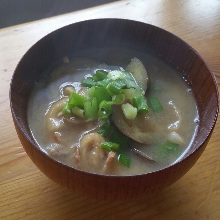 かんたん☆ナスのトロっとお味噌汁!